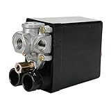 RaiFu 圧力スイッチ エアスイッチ エアスイッチ エア コンプレッサ 圧力スイッチ コントロール バルブ 90-120 PSI 240V