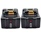 ROITB 互換 マキタ 18V バッテリー 6.0Ah BL1860B BL1830 BL1840 BL1850 BL1860電池残量インジケーター付き (2)