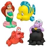 Disney Parks Little Mermaid Bath Toys Set of 4 - Disney Parks Exclusive & Limited Availability [並行輸入