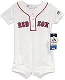 ボストンレッドソックスホワイトホームクールベースロンパースJersey