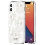 Kate spade (ケイトスペード) iPhone 12 iphone 12 pro 専用 アイフォン 12 スマートフォンケース クリア おしゃれ かわいい ホリーホック フローラルクリア スマホケース [並行輸入品]