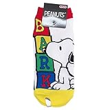 スヌーピー[レディース靴下]キャラックス/積み木 ピーナッツ