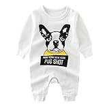 JQ trend 新生児服 カバーオールロンパース 前開き 長袖 四季兼用 (90cm, ホワイトM0526)