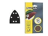 Flexovit Flv26407 Detail Hook & Loop Sanding Sheets 95x145mm Coarse 50g (pack Of