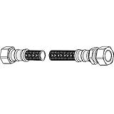 ワット水テクノロジー73113418 292678鉛フリー3 / 4インチFIP x 3 / 4 "圧縮X 18 "長い水ヒーターコネクター供給線、ステンレススチール
