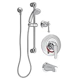 American Standard 1662.212002 Commercial Tub and Shower System Complete Kit, Polished Chrome [並行輸入品]