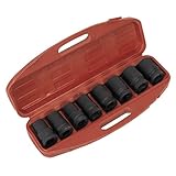 Sealeyインパクトソケットセット8pc Deep 1 " Sqドライブ – メトリック