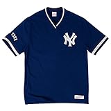 ニューヨーク・ヤンキースMLBメンズOvertime WinヴィンテージVネックTシャツ