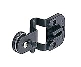 スガツネ工業 ランプ印 キャッチ付 ガラス丁番 GHC34-8型 かぶせ扉用 GHC34-8B 黒