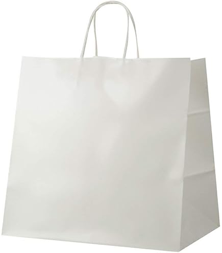 ホワイト紙袋 3枚セット Amazon | 井上紙業 紙袋 手提げ 白 無地 日本製 HA-3 (50枚