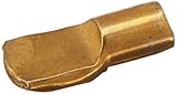 slide-co 243393シェルフサポートPeg、7 mm、真鍮メッキメタル、( 8パック)