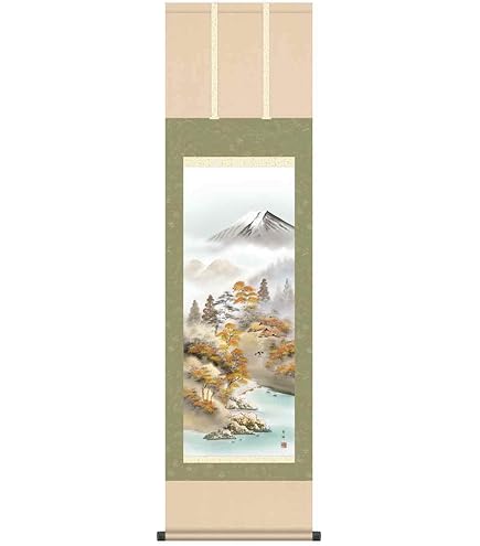 Amazon.co.jp: 掛け軸 掛軸 近藤玄洋・秋草に鶉 尺五 秋 花鳥画 床の間