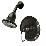 Aqueous 60BN1STRMBB Teabury Porcelain Shower Only Trim Kit Lever Handle, Brushed Bronze [並行輸入品]