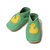 （北欧ベビー雑貨）Bellio（ベリオ）　オーガニックレザーファーストシューズ　　アヒル