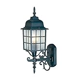 Acclaim 5301BK Nautica Collection 1-Light Wall Mount Outdoor Light Fixture, Matte Black [並行輸入品]