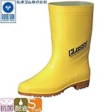 弘進ゴム/長靴 グロッシー/GY-100 カラー：イエロー サイズ：25.0cm 品番：C0146DA