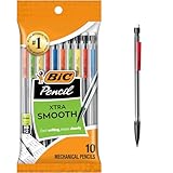 Mechanical Pencils, .7mm w/ 3 Leads, 10/PK, Assorted by Bic