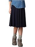 ANGELIEBE エンジェリーベ マタニティ フィット フレア ミドル 丈 スカート 産前 産後 対応 妊婦服 S ～ M ネイビー 20332 20332401