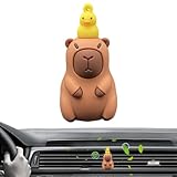 Generic 車のベント芳香剤 車の芳香剤ベントクリップ | 車の芳香剤ベント クリップ漫画のカピバラ車のエアベントクリップの装飾 - さ
