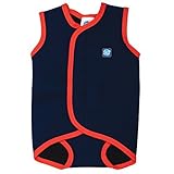 Splash About Baby Wrap Neoprene Wetsuit - Navy Blue, Small, 0-6 Months by Splash About