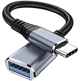 USB C 変換 アダプタ 18CM OTG ケーブル USB Type C オス - USB 3.0メス USB3.0 高速転送 タイプC 変換コネクター Galaxy S25/S24/23 MacBook Pro 対応