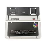 New3DS エクストラハウジングシェルカバープレート クラシックグレー 2個セット 交換用 Nintendo New3DS ゲーム機用 SFC SNES FC Edition トップ/ボトムフェイスプレート バックカバープレート