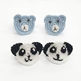 スウィートキス　ニット ひよこ　ブルー　くま ベビーゴム セット