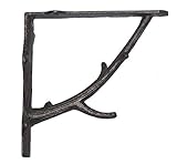 High Quality js-90-078 Branch Wall Shelf Bracket 7. Pack of 2 (7x2x7.3 inches)