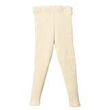 Disana Knitted Baby Leggings/Trousers in Organic Merino Wool Natural 62/68 3-6m by Disana