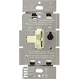 Lutron AYCL-253P-AL Ariadni 250-watt Single Pole/3-Way CFL/LED Dimmer, Almond [並行輸入品]