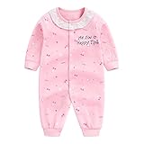 前開き パジャマ ベビー服 女の子 赤ちゃん カバーオール 長袖 薄手 ロンパース かわいい ハート柄 レース 新生児 ルームウェア ベビー服 子供服 ベビー肌着 綿 コットン 出産祝い ギフト プレ