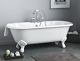 Cheviot Products Inc。2171-wc-abカスタマイズRegal Cast Iron Bathtub With連続Rolledリム& Shaughnessy ' -2169 – 1