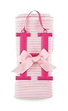 Mud Pie Cotton Receiving Blanket, H/Pink by Mud Pie