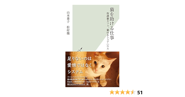 Amazon Co Jp 猫を助ける仕事 保護猫カフェ 猫付きシェアハウス 光文社新書 Ebook 山本 葉子 松村 徹 本