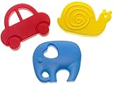 Baby Diva Teethers, BPA-Free Set of 3 Teething Toys, Dishwasher & Freezer Safe [並行輸入品]