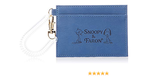 スヌーピー スヌーピー ファーロン Snoopy Faron コイルパスケース 定期入れ Spz 1038b ブルー Spz 1038 Snoopy スヌーピー 定期入れ Amazon
