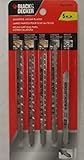 Black & Decker BDA76005C Asst. Jig Saw Blades T-Shank 5 Pack by BLACK+DECKER