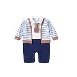 赤ちゃん　ベビーフォーマルカバーオール 赤ちゃんセレモニーロンパース 結婚式服 男の子　新生児 記念撮影 出産祝いWMTYE44-80cm
