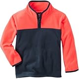 OSHKOSH(オシュコシュ) クォーター-ジップ B'gosh フリースコージー オレンジ トップススウェット 5歳【並行輸入】
