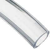 Duda Energy LPpvc125-001ft 1' x 1-1/4 ID Low Pressure Clear Flexible PVC Tubing Heavy Duty UV Chemic