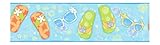 York Wallcoverings CK7664BSMP Candice Olson Kids Shades & Shoes 8 X 10 Wallpaper Memo Sample, Blue [