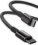 Baseus USB-C ケーブル 100W 急速充電 PD対応 ナイロン編み 断線防止 Type-C & Type-C 充電ケーブル iPhone 16 15 / iPad/MacBook Pro ノートPC/Galaxy スマホ 等 USB-Cデバイス 各種対応 (2m)