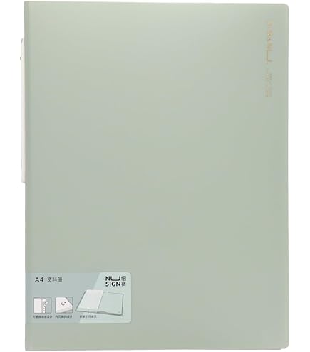 Amazon | 【横トナ】deli Nusign クリアファイル A4 30ポケット ブルー