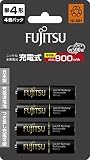 富士通 ニッケル水素電池(高容量タイプ) 単4形 1.2V 4個パック 日本製 HR-4UTHC(4B)