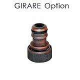 水栓柱 立水栓 ガーデニング ジラーレ専用 ホースアダプター　ブロンズメッキ 蛇口 水廻り