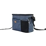 Gobig 2way ベビーカー用バッグ ベビーカー 収納バッグ 多機能小物入れ 防水 大容量 カウボーイ色