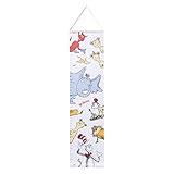 Trend Lab Dr. Seuss Friends Canvas Growth Chart Blue/Red/Yellow/Gray/White [Floral] [並行輸入品]