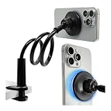 ラスタバナナ フレキシブルアームスタンド iPhone Android 用 MagSafe対応 マグネット 簡単着脱 ブラック RSTAND06BK