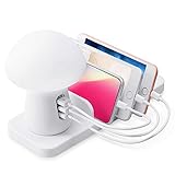 WENQIU 充電スタンド 急速 4 in 1充電スタンド apple iphone適用 キノコワイヤレス4in1充電スタンド