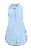 Woombie Original Baby Swaddle, Dream On Blue Heathered, Big Baby 14-19 Lbs by Woombie [並行輸入品]